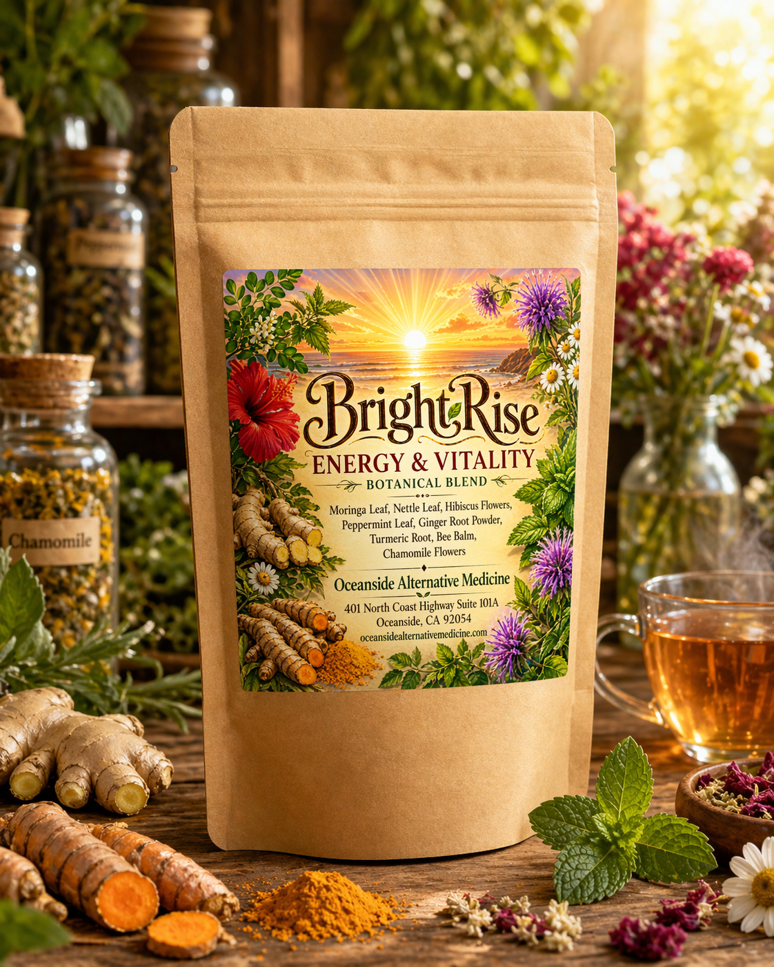 BrightRise™
brightrise botanical blend energy focus mental clarity caffeine free