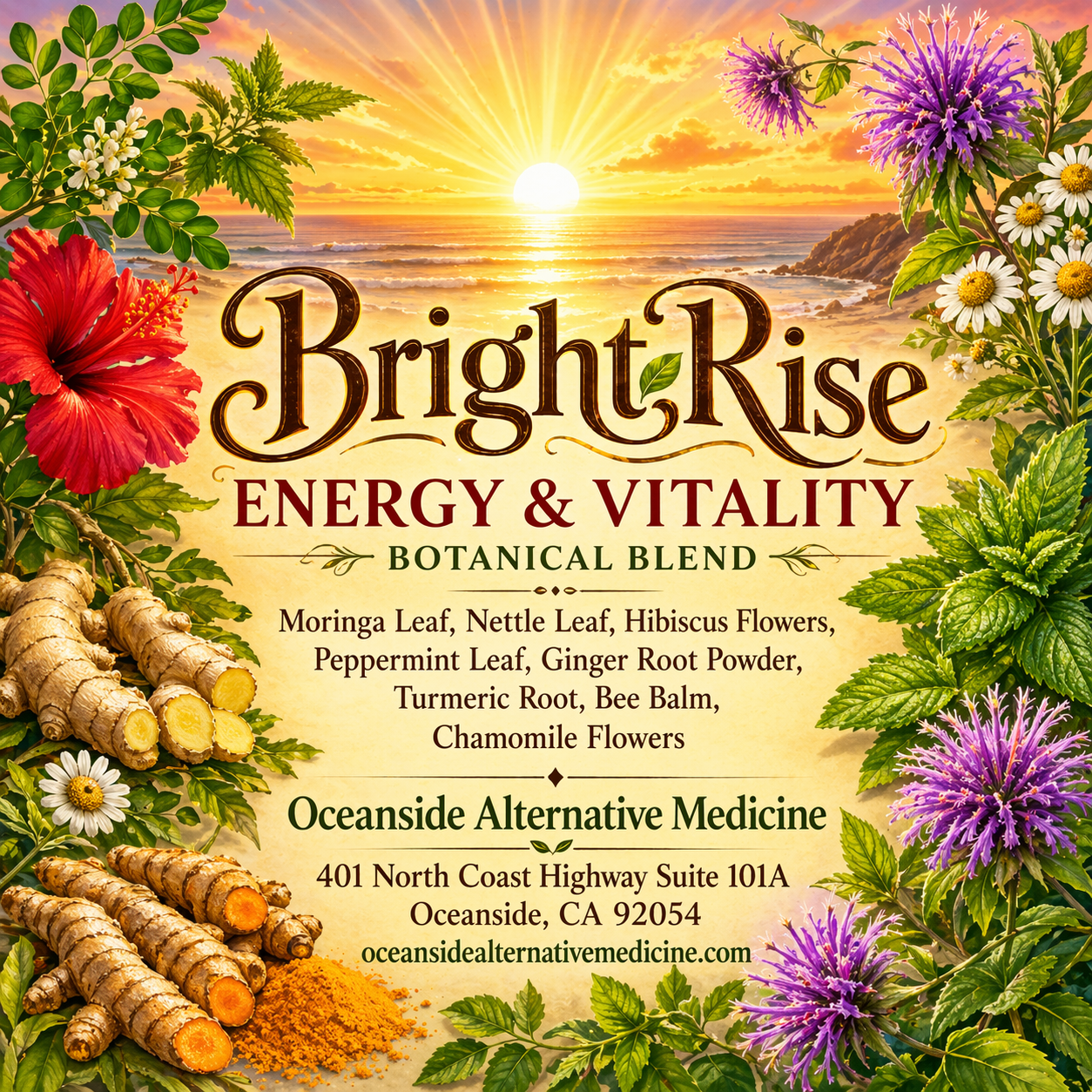 BrightRise™
brightrise botanical blend energy focus mental clarity caffeine free