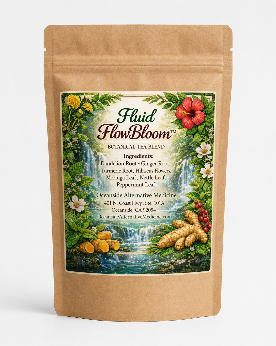 Fluid FlowBloom™
fluid flowbloom botanical blend fluid balance circulation bloating relief