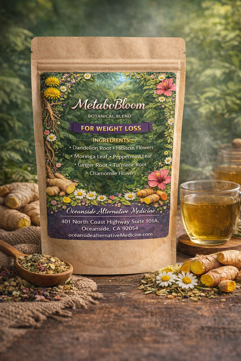 MetaboBloom™
metabobloom botanical blend metabolism support detox digestion balance