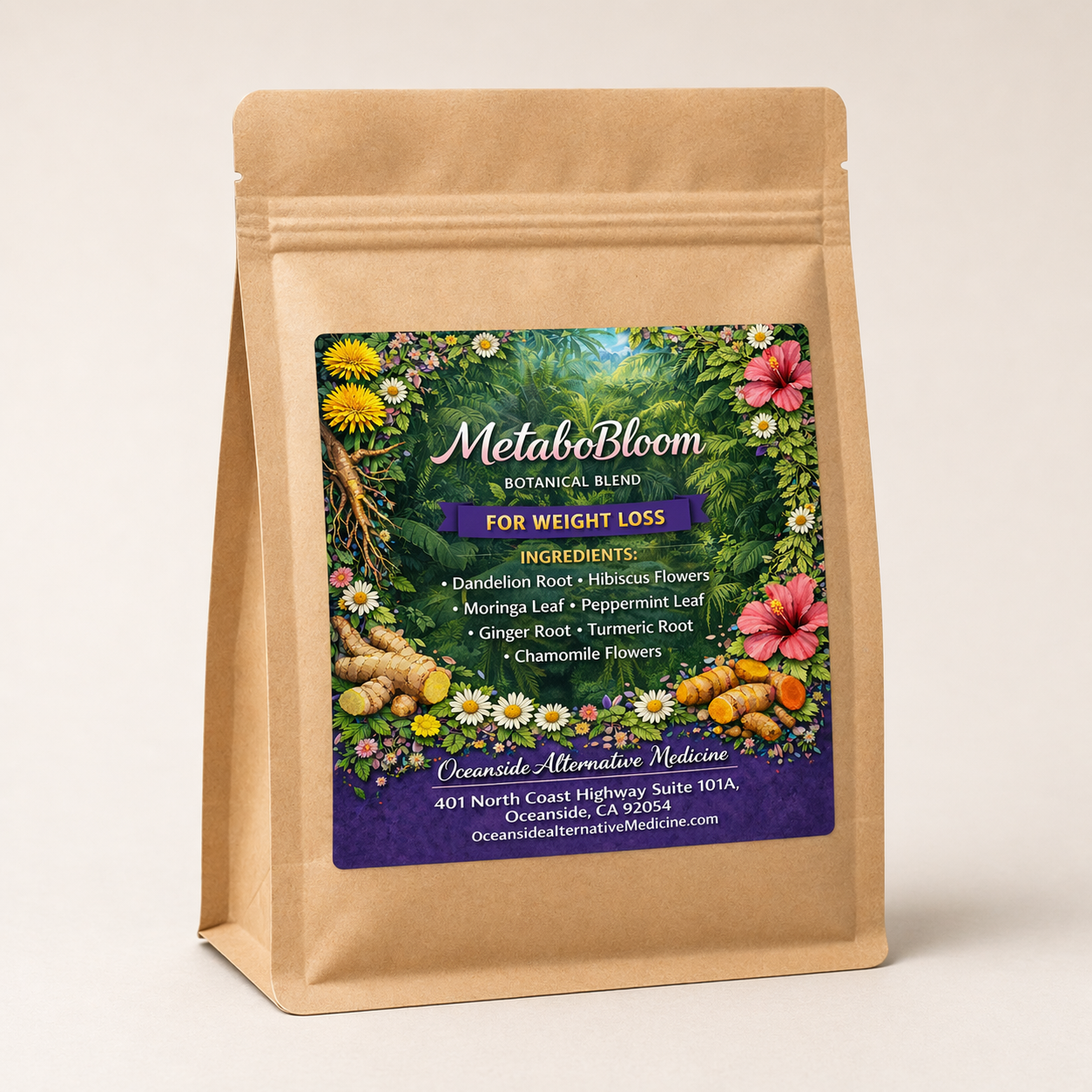 MetaboBloom™
metabobloom botanical blend metabolism support detox digestion balance