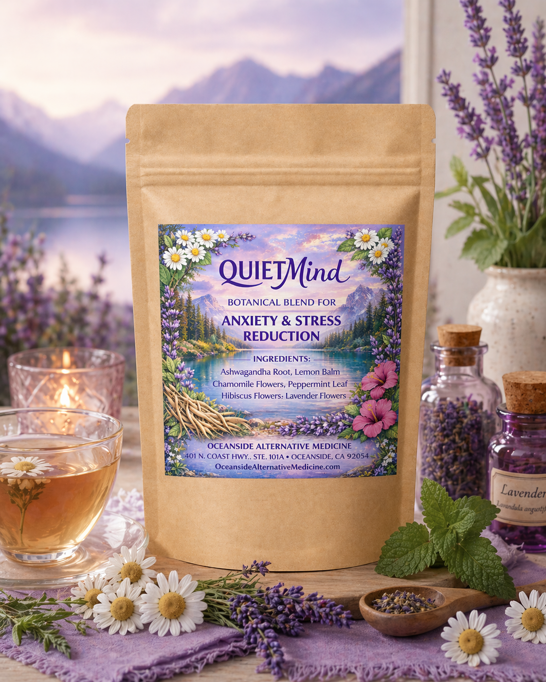 QuietMind™
A botanical blend stress relief calm nervous system support