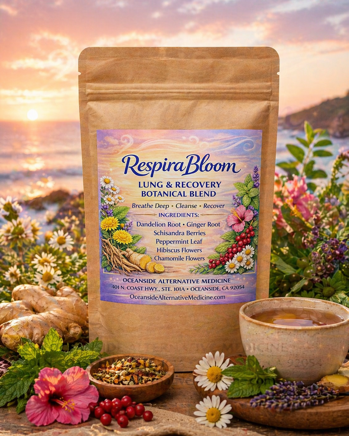 RespiraBloom™
respirabloom botanical blend respiratory support breathing lung wellness