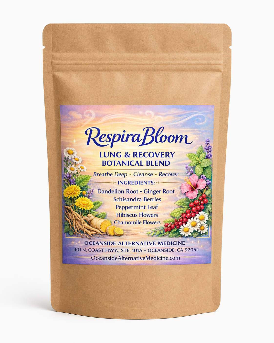 RespiraBloom™
respirabloom botanical blend respiratory support breathing lung wellness