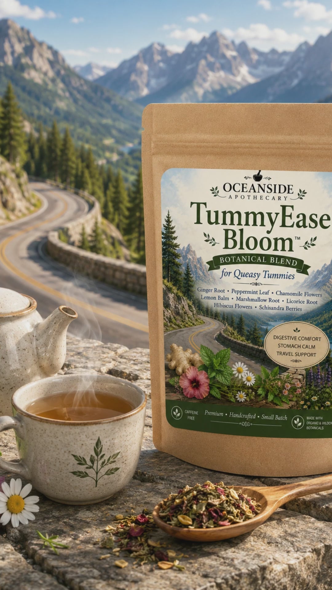 TummyEase Bloom™ Botanical Blend for Nausea & Motion Sickness